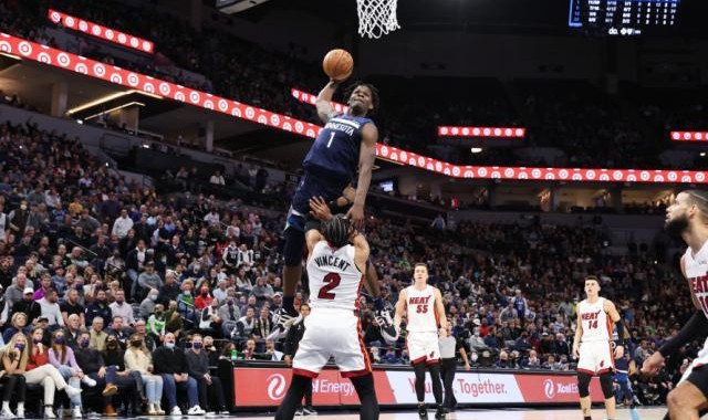 九游体育篮球比分-狼来了！力克热火豪取5连胜 森林狼距前6仅0.5胜场