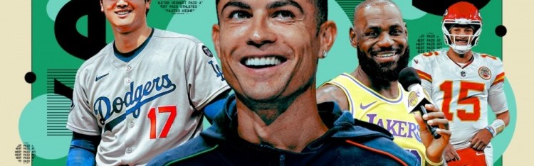 九游体育篮球比分-2025收入最高运动员：C罗2.6亿刀居首，梅西1.3亿第3，本泽马第6